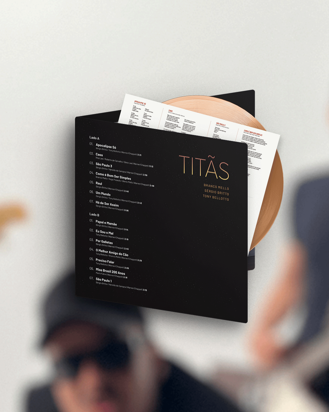 Vinil Titãs Olho furta-cor