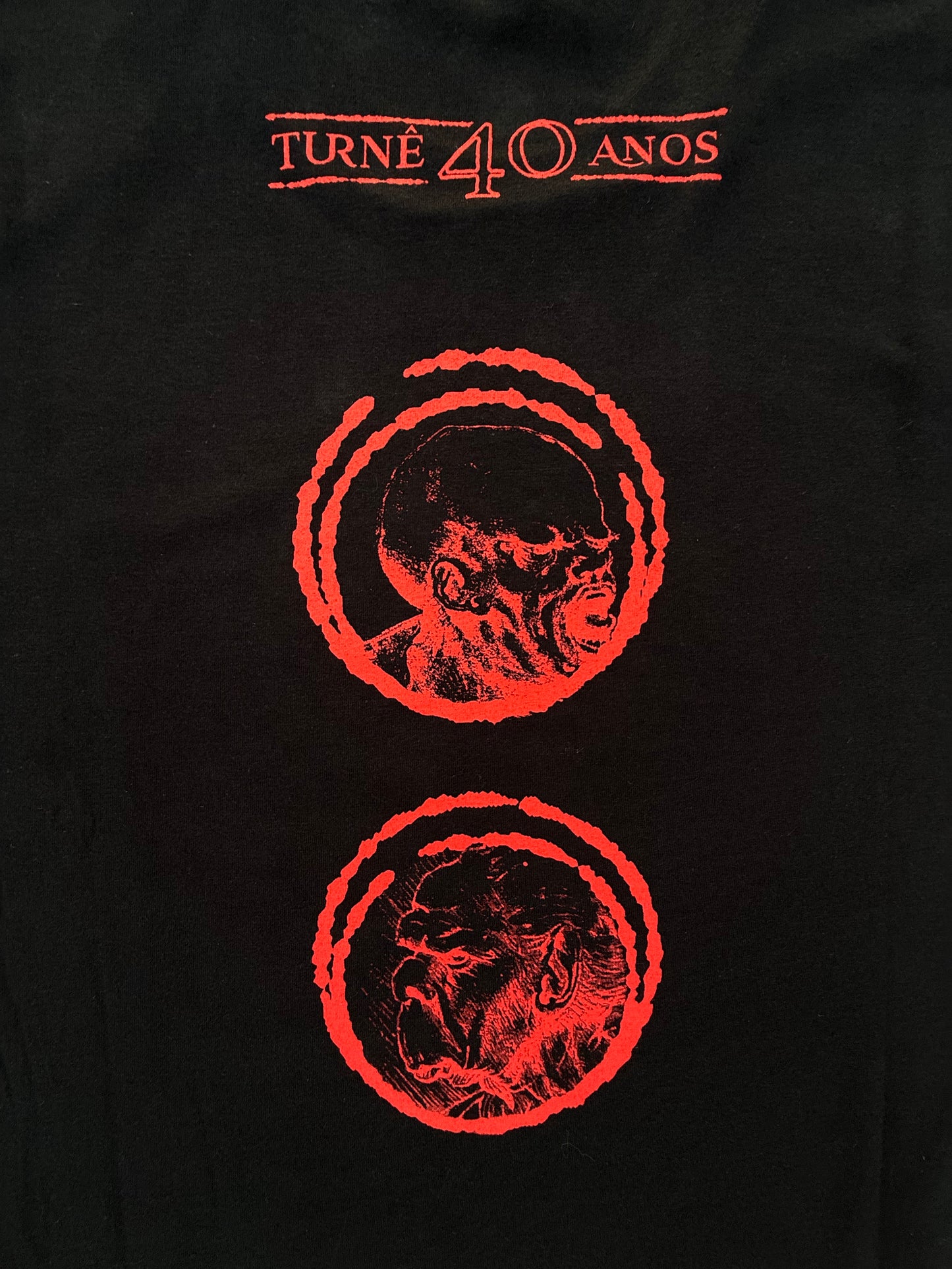 Camiseta Turnê Titãs Cabeça Dinossauro 40 anos