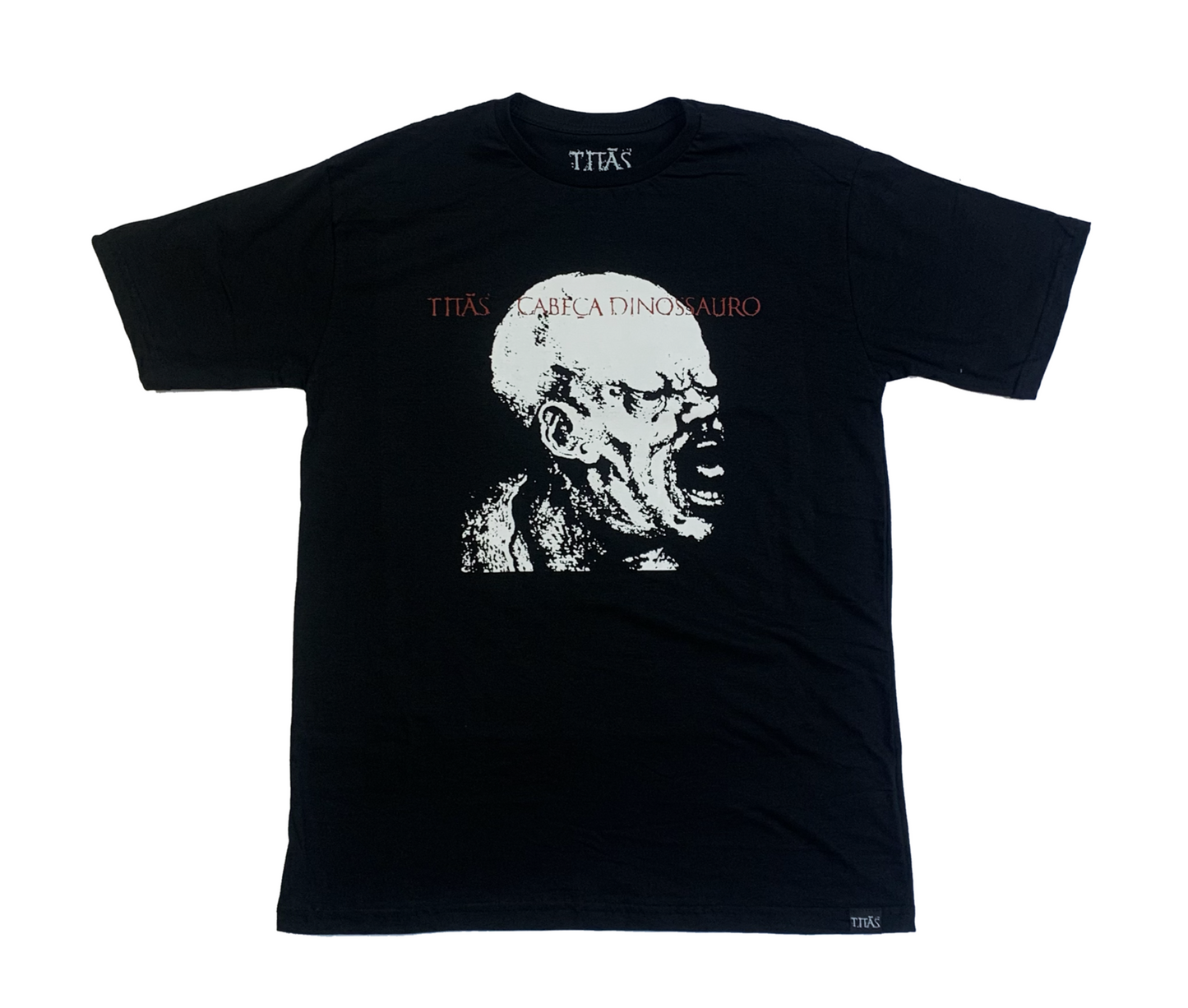 Camiseta Cabeça Dinossauro - Preta