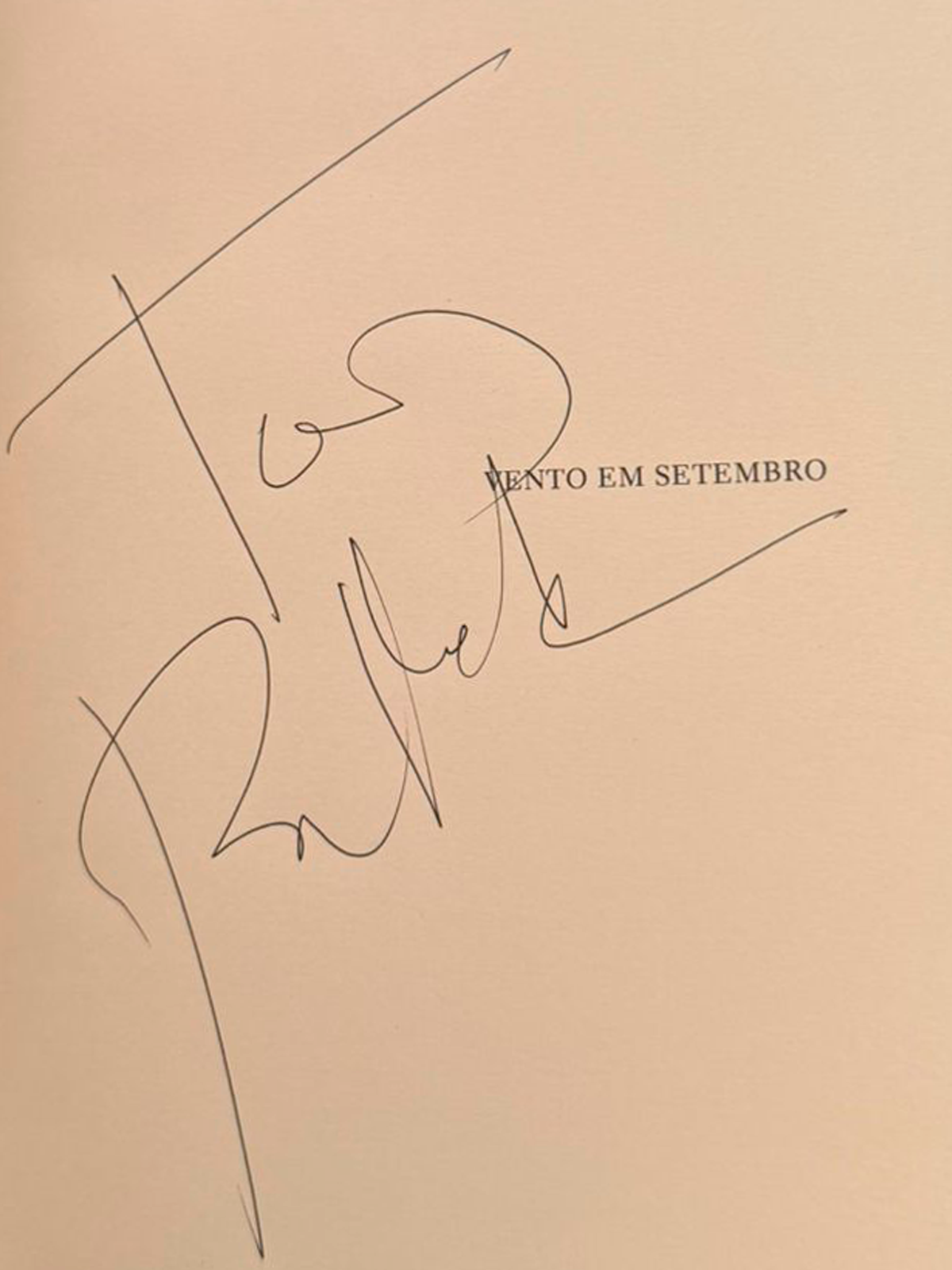 Vento em setembro - Vencedor Jabuti 2025 - Versão Autografada