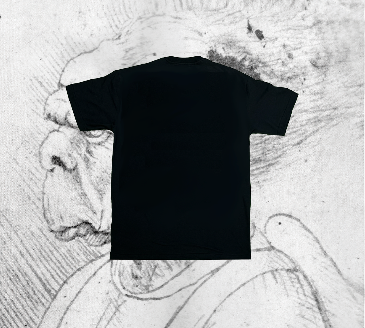 Camiseta Titãs Cabeça Dinossauro - Preta