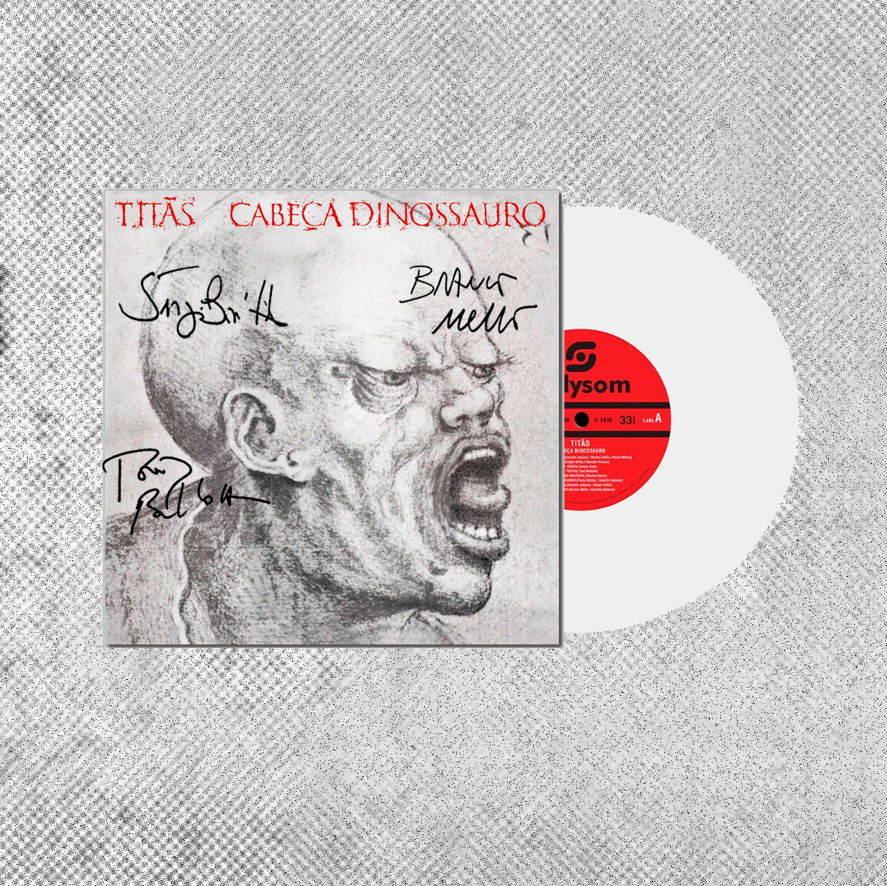 Vinil Titãs Cabeça Dinossauro